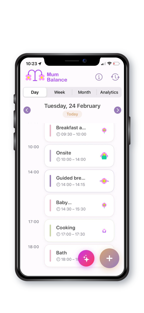 MumBalance App